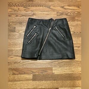 Blanknyc leather skirt